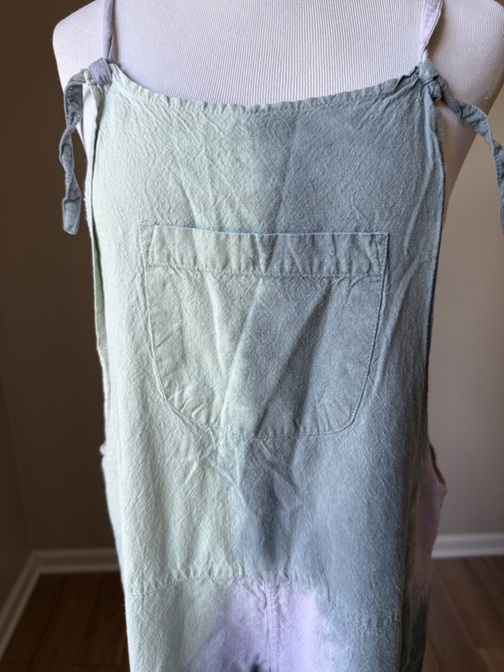 Earthbound Trading Tie Dye Cotton Overalls - Picture 2 of 6